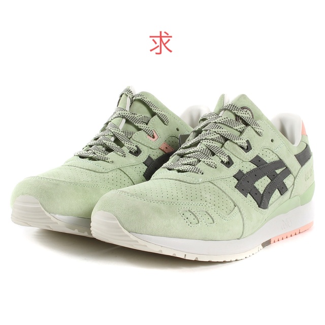 エクルベージュ 新品 アシックス × END. GEL LYTE3 wasabi 27.5cm