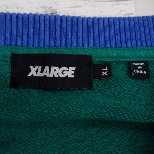 【きりたんぽ着用】XLARGE 刺繍ロゴ 即完売モデル 入手困難 スウェットXL