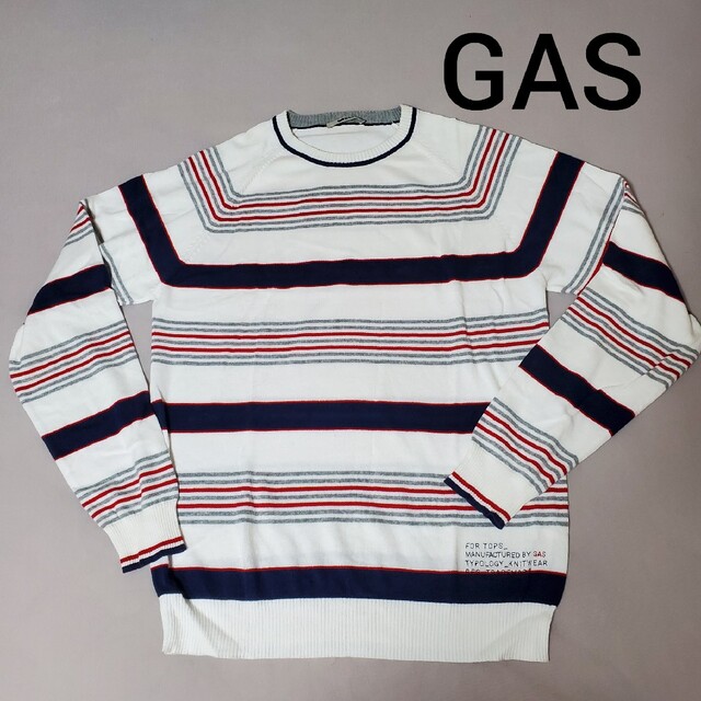 GAS(ガス)のGAS　ニット ボーダー メンズのトップス(ニット/セーター)の商品写真