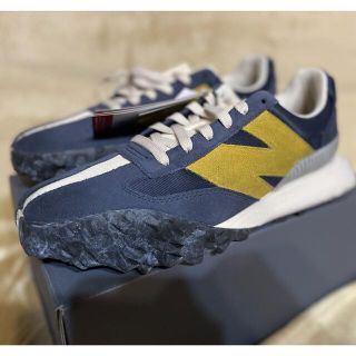 ニューバランス(New Balance)のニューバランス UXC72KW ネイビー×イエロー(スニーカー)