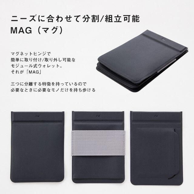 □MAG マグネット スマート ウォレット コンパクト 財布 04 メンズのファッション小物(マネークリップ)の商品写真