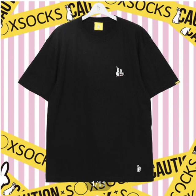 【新品タグ付き】FR2×SOXSOCKS コラボTシャツ 盛り塩 ブラック XL