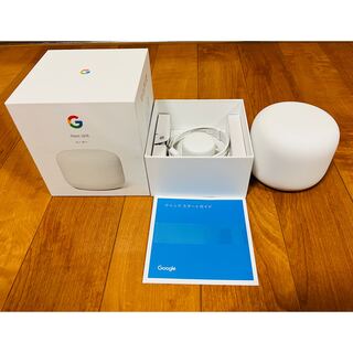 グーグル(Google)の☆極美品☆Nest Wifi Wi-Fi 5（11ac）対応(PC周辺機器)