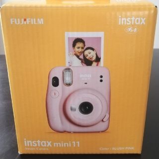 フジフイルム(富士フイルム)の限定値下げ！【新品未使用】チェキ instax mini 11 ブラッシュピンク(フィルムカメラ)