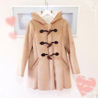 ティティアンドコー(titty&co)のあゆみ様専用♡美品♡ムートンダッフルコート♡ベージュ♡(ダッフルコート)