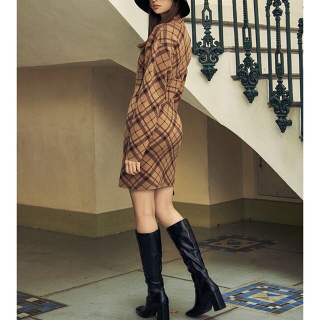 eimy istoire☆未開封パンセチェックニットミニワンピース engvida.com.br