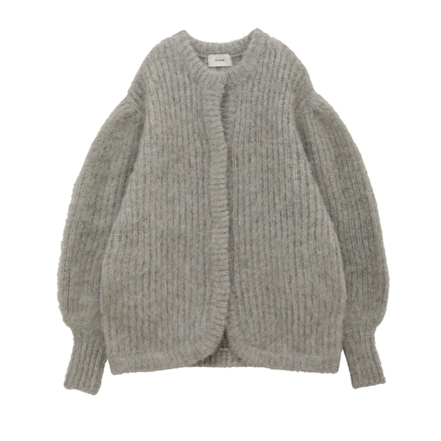 CLANE(クラネ)のCLANE  COLOR MOHAIR SHAGGY CARDIGAN レディースのトップス(カーディガン)の商品写真