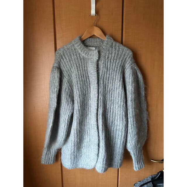 CLANE(クラネ)のCLANE  COLOR MOHAIR SHAGGY CARDIGAN レディースのトップス(カーディガン)の商品写真