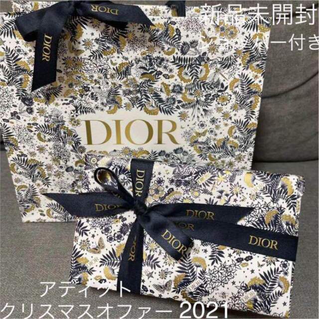 Dior アディクト　クリスマスオファー　2021 ラッピング済み　香水　リップ