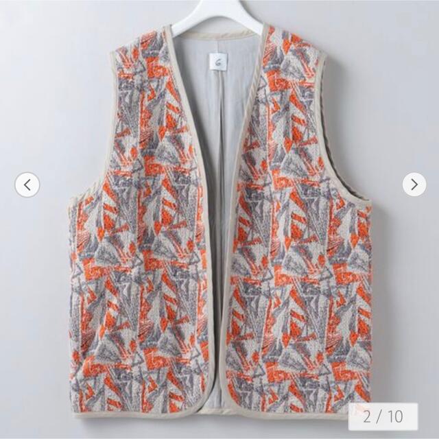 roku SASHIKO MOTIF JACQUARD VEST