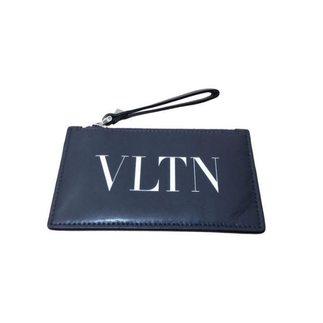 ヴァレンティノ VLTN ロゴ ファスナー付き コインケース カードケース
