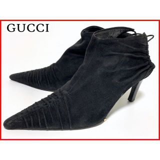 グッチ(Gucci)のGUCCI グッチ 35.5≒22.5cm パンプス サンダル 黒  jtu(ハイヒール/パンプス)