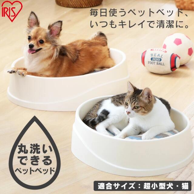 アイリスオーヤマ(アイリスオーヤマ)の丸洗いできるペットベッド 超小型犬・猫用 その他のペット用品(猫)の商品写真