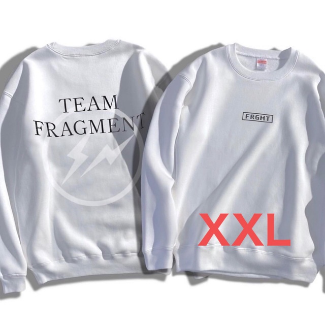 XXLサイズ FRAGMENT FORUM White Crewneck