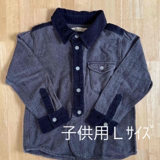 グローバルワーク(GLOBAL WORK)のGLOBAL WORK長袖シャツ　キッズＬサイズ(ブラウス)