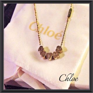 クロエ(Chloe)のChloe♡ハートキューブネックレス(ネックレス)