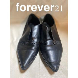 フォーエバートゥエンティーワン(FOREVER 21)の37 forever21 フラットシューズ オックスフォードシューズ ブラック(ローファー/革靴)