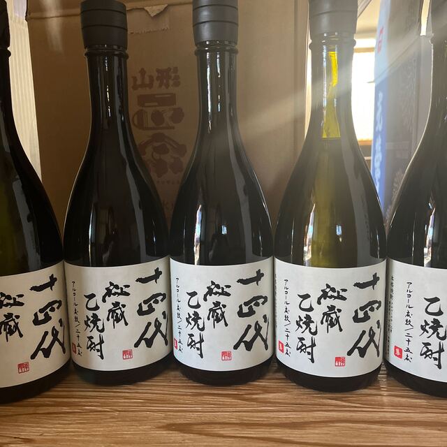 十四代　焼酎　米　四合瓶　五本