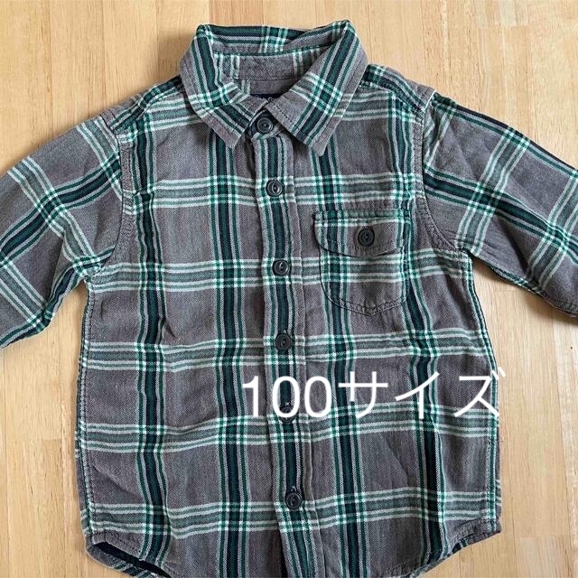 babyGAP(ベビーギャップ)のbaby Gap長袖シャツ　100サイズ キッズ/ベビー/マタニティのキッズ服男の子用(90cm~)(ブラウス)の商品写真