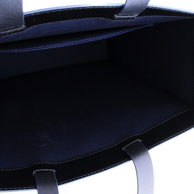 UNIQLO(ユニクロ)のユニクロ +J ジルサンダー レザーバッグ トートバッグ ハンドバッグ 黒 レディースのバッグ(トートバッグ)の商品写真