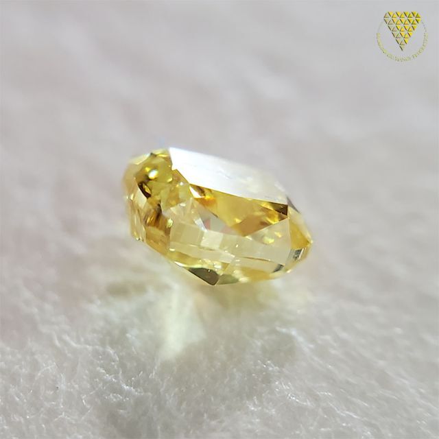 0.286 ct F.V.Yellow I1 天然 イエロー ダイヤモンド レディースのアクセサリー(リング(指輪))の商品写真