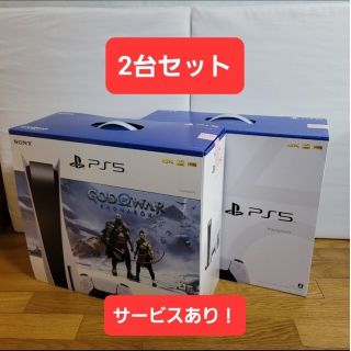 ソニー(SONY)のプレイステーション5　2台セット[新品未使用][ラッピング可能](家庭用ゲーム機本体)