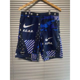 エフシーアールビー(F.C.R.B.)の 16SS FCRB×Nike ウーブンナイロンパンツ Mサイズ(ショートパンツ)