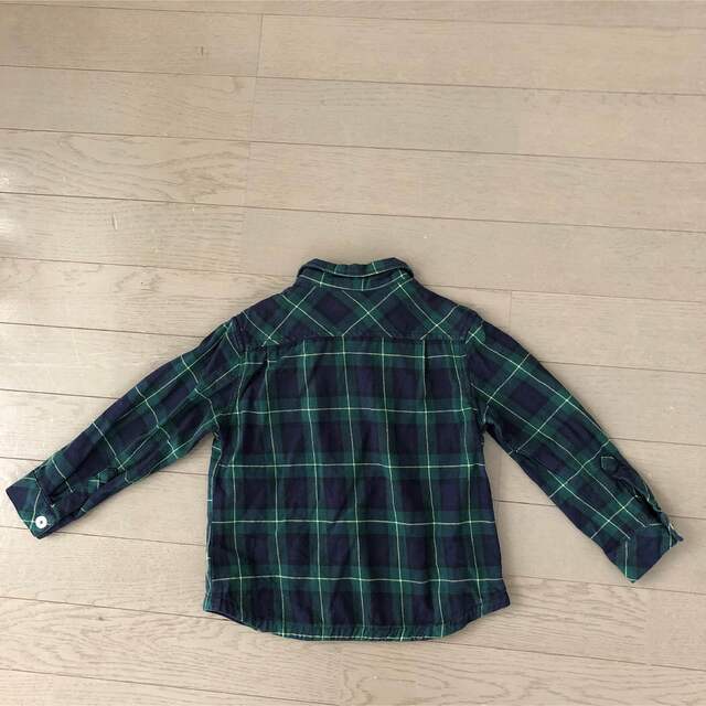 kladskap(クレードスコープ)のクレードスコープチェック長袖シャツ キッズ/ベビー/マタニティのキッズ服男の子用(90cm~)(Tシャツ/カットソー)の商品写真