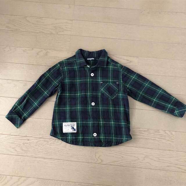 kladskap(クレードスコープ)のクレードスコープチェック長袖シャツ キッズ/ベビー/マタニティのキッズ服男の子用(90cm~)(Tシャツ/カットソー)の商品写真