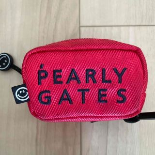 パーリーゲイツ(PEARLY GATES)のパーリーゲイツ　ゴルフボールポーチ　ピンク(バッグ)