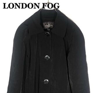 LONDONFOG - 【LONDON FOG】ロンドンフォグ ピーコート（L）ブラック 裏地チェック
