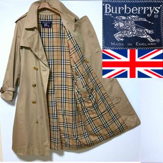 バーバリー(BURBERRY)の希少！イングランド製！バーバリープローサム　ノバチェック トレンチコート (トレンチコート)