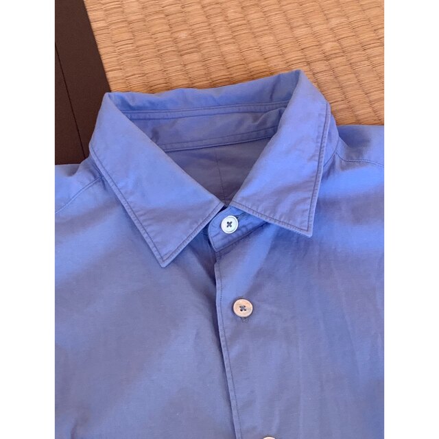 COMOLI(コモリ)のshinya official Cecilia シャツ ブルー 長袖 メンズのトップス(シャツ)の商品写真