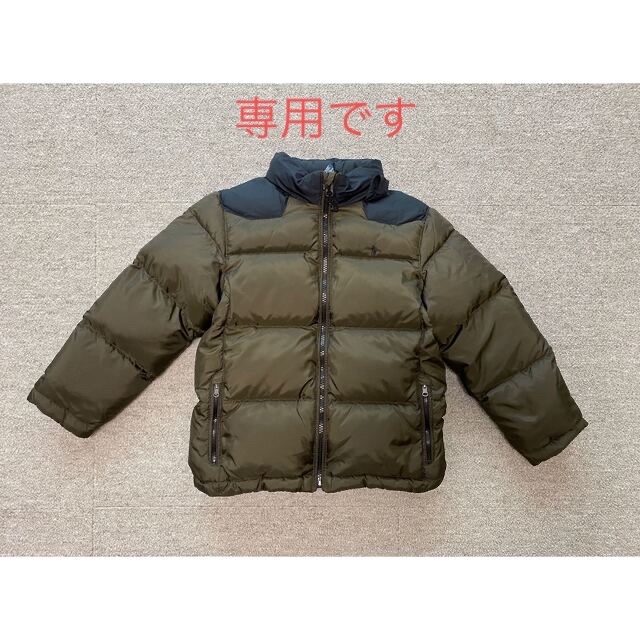 POLO RALPH LAUREN(ポロラルフローレン)のラルフローレン　ダウン  7  120  こげ茶 キッズ/ベビー/マタニティのキッズ服男の子用(90cm~)(ジャケット/上着)の商品写真