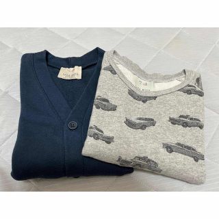 ザラキッズ(ZARA KIDS)の長袖トレーナー　128㎝（二点）(Tシャツ/カットソー)