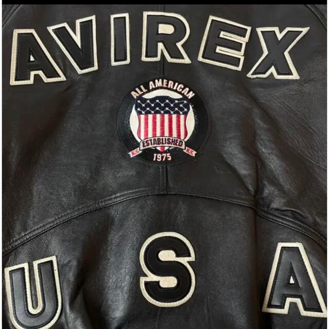 AVIREX(アヴィレックス)のAVIREX  バーシティ　レザー　ジャケット　1975 USA メンズのジャケット/アウター(レザージャケット)の商品写真