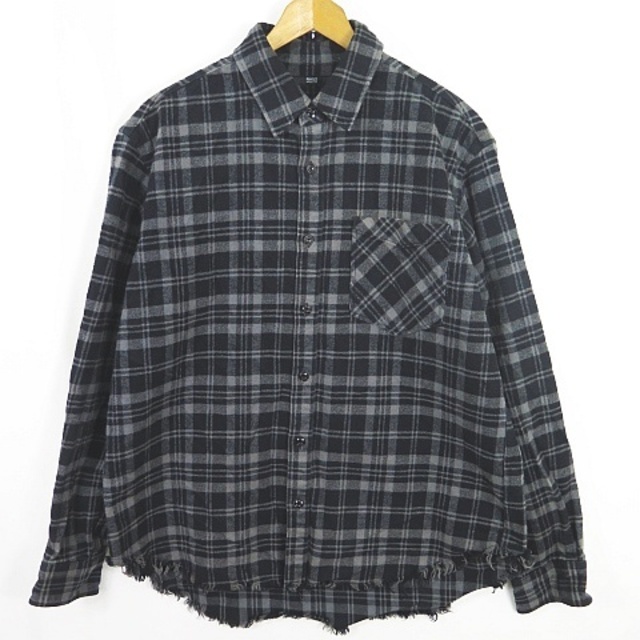 Rags Mcgregor BIG FLANNELSHIRT S チェック48cm身幅