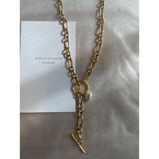 リングチェーン　gold necklace(ネックレス)