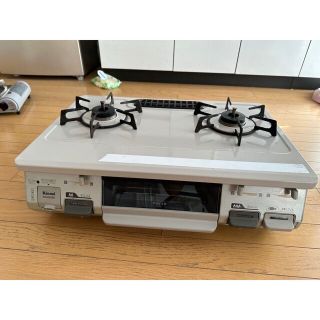 リンナイ(Rinnai)の【Rinnai】ガスコンロ／RT64JH-R／都市ガス用／右強火力 (ストーブ/コンロ)