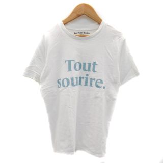 マルティニーク(martinique)のマルティニーク Tシャツ カットソー 半袖 ラウンドネック プリント XS 白(Tシャツ(半袖/袖なし))