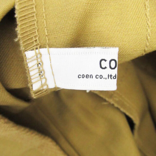 coen(コーエン)のコーエン coen フレアスカート ロング丈 マキシ丈 M 茶色 ブラウン レディースのスカート(ロングスカート)の商品写真