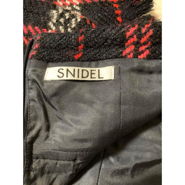 SNIDEL(スナイデル)のSNIDEL (スナイデル) ハイウエスト　チェックスカート　石原さとみ着用 レディースのスカート(ロングスカート)の商品写真