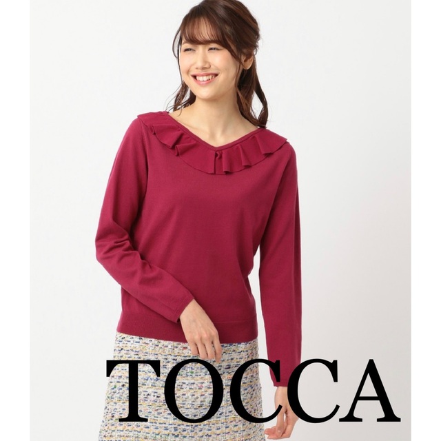 TOCCA(トッカ)のトッカ　ボルドー　ニット レディースのトップス(ニット/セーター)の商品写真