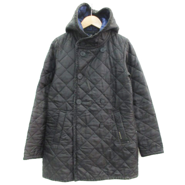 ラベンハム キルティングコート 中綿コート ダブルボタン フード付き 36 黒 | フリマアプリ ラクマ