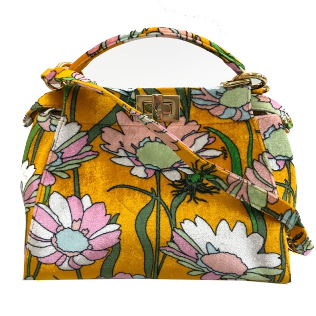 最新情報 - FENDI フェンディ ショルダーバッグ ハンド 2WAY 花柄