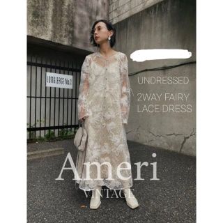 アメリヴィンテージ(Ameri VINTAGE)のりり様専用　美品 Ameri UNDRESSED 2WAY FAIRY (ロングワンピース/マキシワンピース)