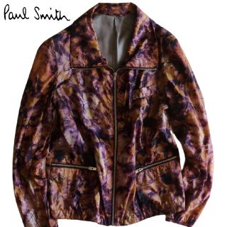 ポールスミス(Paul Smith)の【PAUL SMITH】総柄　ジップ　ブルゾン　ナイロンジャケット★(ブルゾン)