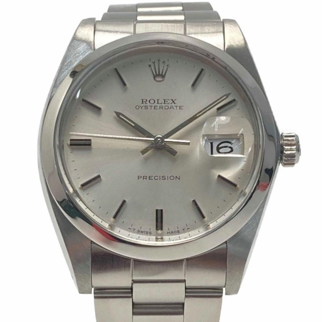 ☆☆ROLEX ロレックス オイスターデイト プレシジョン 6694 シルバー 手巻き メンズ 腕時計