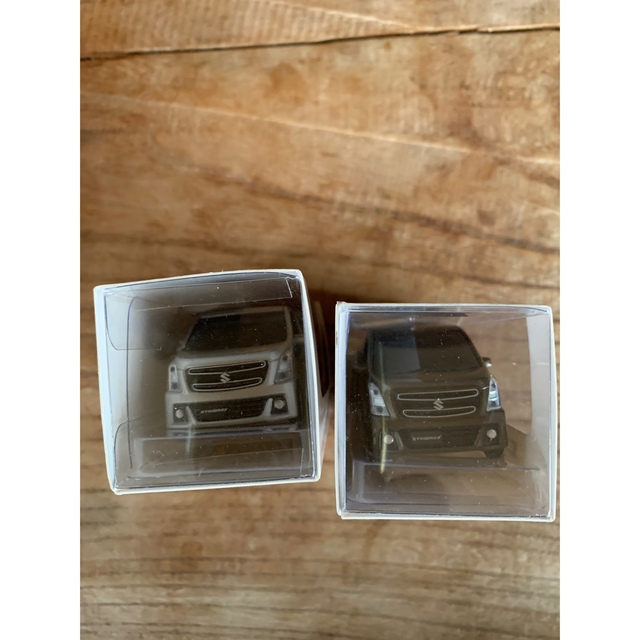 スズキ　ワゴンR ステイングレー　プルバックカー　非売品　5個 エンタメ/ホビーのおもちゃ/ぬいぐるみ(ミニカー)の商品写真