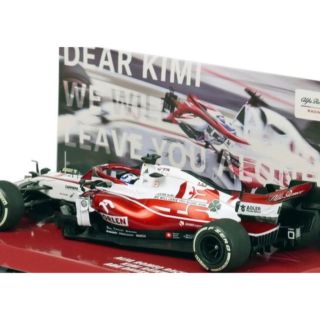 ユーロスポーツ 別注 ミニチャンプス 1/43 アルファロメオ ライコネン 引退